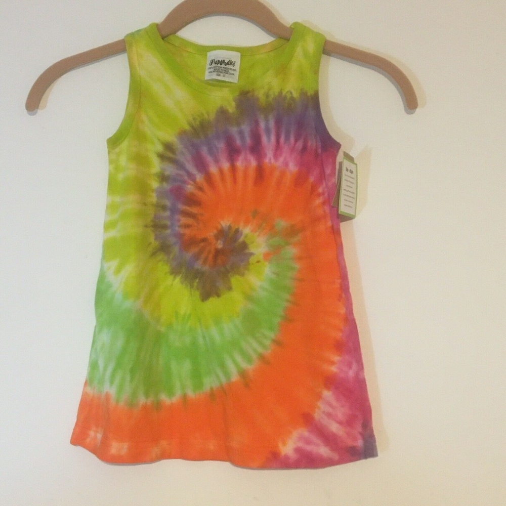 Flapdoodles Girls Tie-Dye Dress 2T New